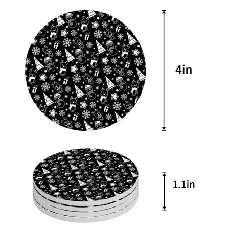 

ZHANZZK Succulents Agave Nature Plant Set of 6 Round Coaster for Drinks Absorbent Ceramic Stone Coasters Cup Mat with Cork Base for Home Kitchen Room Coffee Table Bar Decor