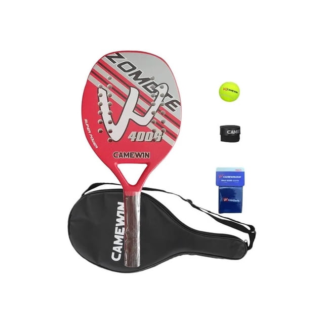 Raqueta de tenis de playa Camewin Ultra Ca de fibra de carbono y EVA