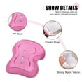thumbnail image 3 of REGALWOVEN Support Wrist Guard Elbow Knee Protector Pads for Bicycle Roller Blading Pink, 3 of 6