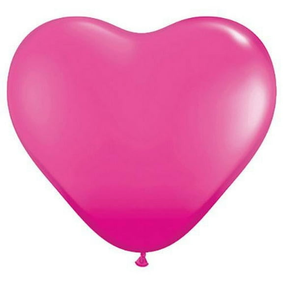 LOONBALLOON Hearts Balloons, 11″ HEARTS - WILD BERRY