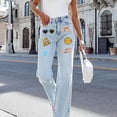 thumbnail image 7 of 20 Pcs Summer Beach Hippie Iron on Patches Mixed Colorful Vintage Sew on Embroidered  for DIY Clothes Jackets Jeans Backpacks, 7 of 7