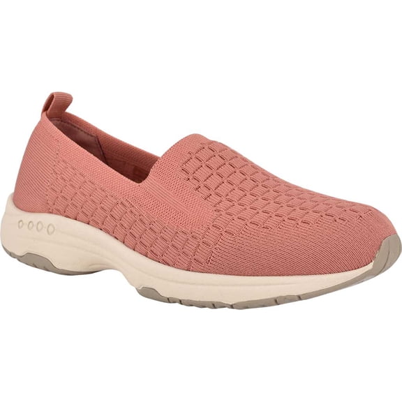 Women's Easy Spirit Tech2 Slip On Sneaker Dark Rose/Dark Recycled Knit 8.5 W