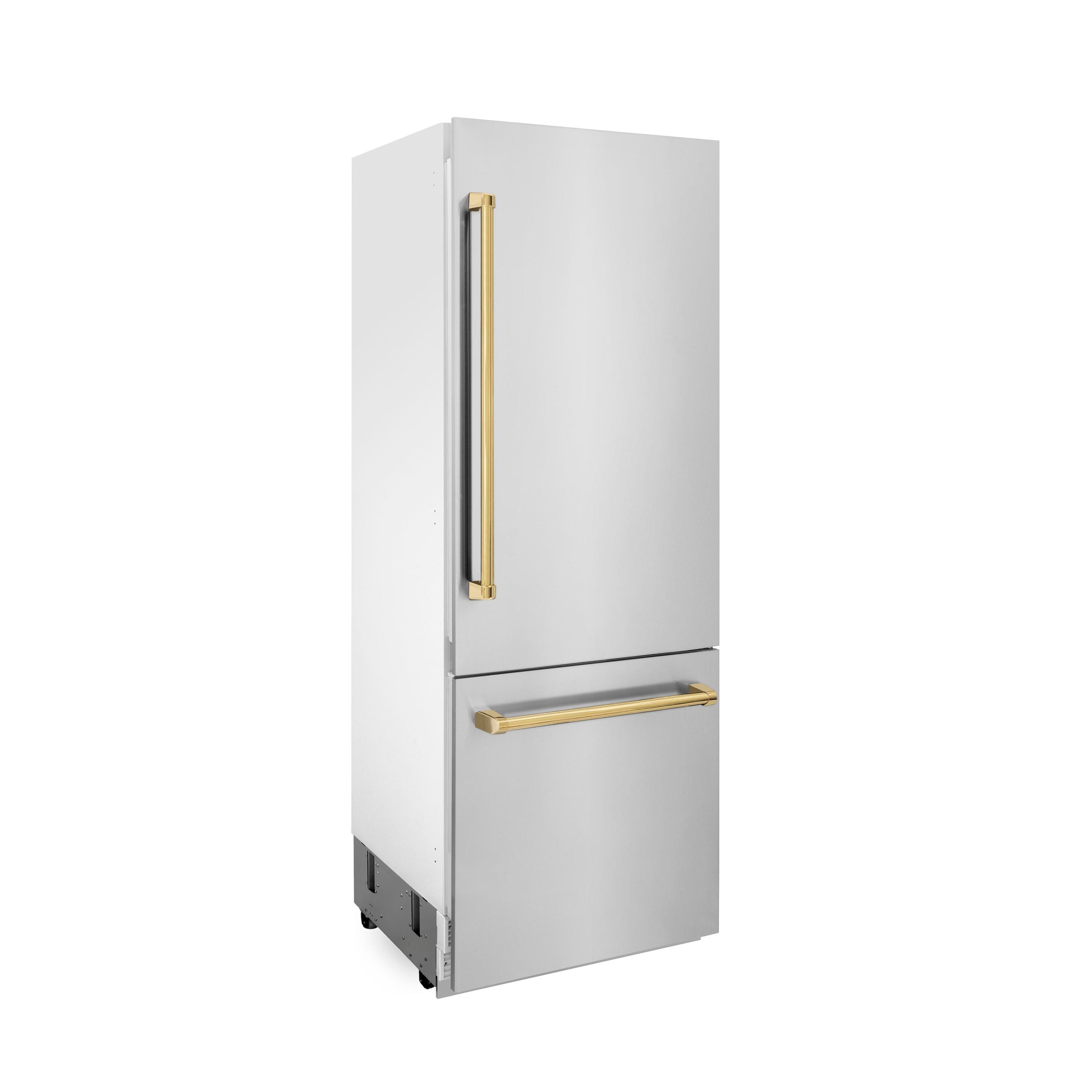 ZLINE KITCHEN AND BATH RBIVZ30430G bottom freezer built in refrigerator