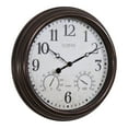 thumbnail image 2 of La Crosse Clock 15 Inch Indoor/Outdoor Quartz Analog Clock with Temperature and Humidity, 404-3015, 2 of 4
