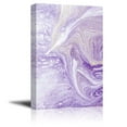 thumbnail image 2 of wall26 - Canvas Wall Art - Purple with White and Gold Run Off - Giclee Print Gallery Wrap Modern Home Art Ready to Hang - 32x48 inches, 2 of 4