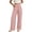 Pinks-pants, variant on Aezemi Straight Leg Pants for Women, Linen Flowy Palazzo Drawstring Elastic Waist Trousers with Front Pockets, Summer Beach Vacation casual Trousers