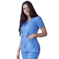 thumbnail image 2 of Adar Pro Scrubs For Women - Sweetheart V-Neck Scrub Top, 2 of 7