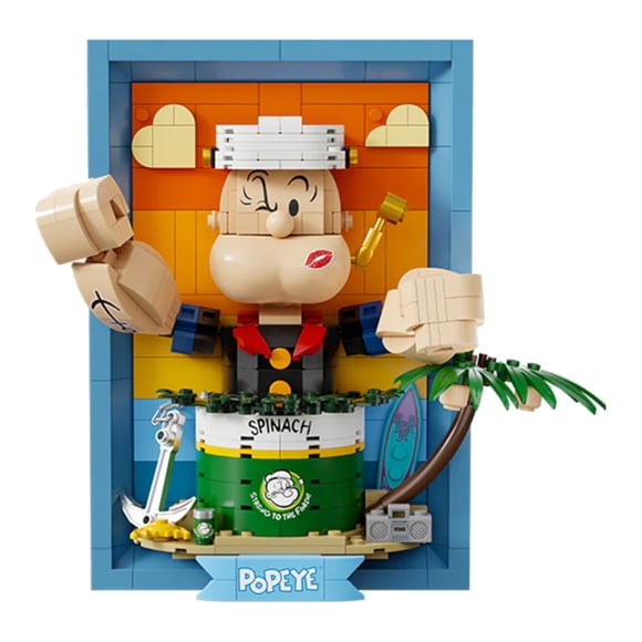 Juego de bloques de Construcción Popeye foto 3D