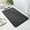 Dark Gray, variant on YBYHDS Quilted Embroidered Floor Mat Bathroom Entrance Absorbent Floor Mat Bathroom Slip Foot Mat Memory Cotton Door Mat Bedroom Carpet Clearance Sales Today Deals Prime