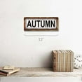 thumbnail image 2 of Framed, Outdoor Autumn 4"x12" Metal Sign, Wall Décor for Seasonal and Holidays, 2 of 4