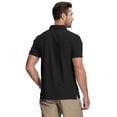 thumbnail image 3 of Camisas Polo para Hombre de 2 Paquetes de Manga Corta Rendimiento Camiseta Deportiva Golf Camisa Táctica Color Negro Puro, 3 of 5