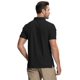 thumbnail image 3 of Camisas Polo para Hombre de 2 Paquetes de Manga Corta Rendimiento Camiseta Deportiva Golf Camisa Táctica Color Negro Puro, 3 of 5