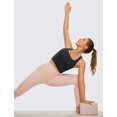 thumbnail image 3 of Sujetador deportivo CRZ YOGA Butterluxe para mujer, espalda cruzada, espalda cruzada, negro M, 3 of 5