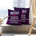 thumbnail image 6 of LALILO Throw Pillow Covers Retro Future Retro Neon Future Cushion Cover 18" x 18", 2 Pack, 6 of 6