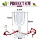 thumbnail image 2 of 50 Piezas Copas de Vino de PláStico Transparente Reciclables, Desechables y Reutilizables para ChampáN, Postre, Cerveza, PudíN, Fiesta, 2 of 5