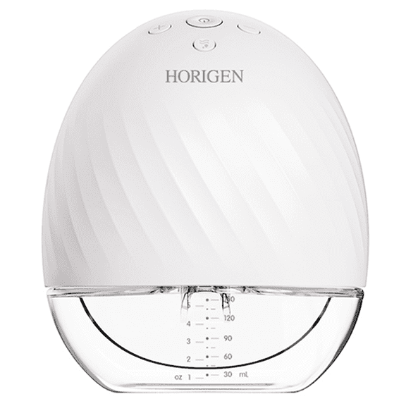 Horigen Breast Pump 2267A Single White Electric Wearable Breast Pump Lower Noise 2 Modes 5 Suction Levels Hands Free USB Rechargeable
