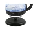 Elite Gourmet 1 Liter Electric Glass Water Kettle (black)