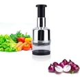 thumbnail image 1 of Mini Manual Onion and Vegetable Chopper, Onion Cutter with Garlic Press for Kitchen, 1 of 4