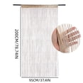 thumbnail image 3 of Beaded Fringe String Curtain Sparkling Hanging Window Divider Drape for Patio Gazebo Backdrop Indoor Outdoor Wall Decor, 3 of 7