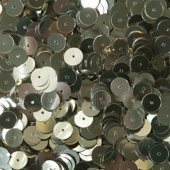 Light Champagne Gold Sequins 10mm Shiny Metallic Made in USA