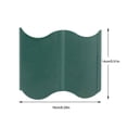 thumbnail image 3 of Cateissary Paquete de 20 vallas para patio, jardín, césped, decoración de paisajismo, vallas, suministro de Patio para el hogar, patio, parque, Blanco, 3 of 6