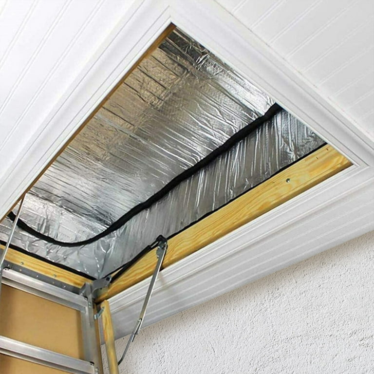 Attic Stairs Insulation Cover With Easy Zipper Access Double-sided