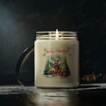 thumbnail image 5 of Merry Christmas Santa Reindeer Antlers Abyssinian Sleigh Xmas Winter Holiday Soy Wax Candle Cat Lover Kitten Owner Gifts 16oz White Vanilla Candle - 00023, 5 of 5