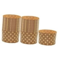 thumbnail image 5 of deevoka 100 Pieces Bread Baking Cup Paper Baking Pans for Engagement Party Christmas 9cmx8.5cm, 5 of 9