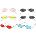 thumbnail image 1 of unbranded 6 Pares Gafas De Sol Para Mujer Con Lentes De Colores Surtidos Retro Para Ambiente Festivo, 1 of 8