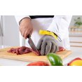thumbnail image 3 of HAHDAXIA Niveau 9 Gant Résistant aux Coupures de Qualité Alimentaire, Gant en Maille d'Acier Inoxydable en Métal Couteau Gant de Coupe pour Boucher Découpe de Viande Écaillement d'Huître Mandoline de Cuisine Chef Tranchage Filet de Poisson (Small, 3 of 7