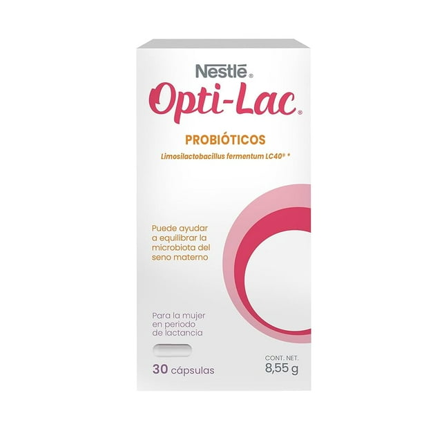 Nestlé® Opti-lac® Probióticos, 30 cápsulas. OPTI-LAC Nestlé® Opti-lac® Probióticos, 30 cápsulas.