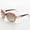Brown, variant on Polarized Sunglasses for Women Vintage Big Frame Sun Glasses Ladies Shades