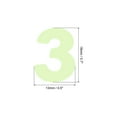 thumbnail image 2 of Uxcell 200 Pcs Pegatinas de Números que Brillan en la Oscuridad, Pegatinas de Pared Adhesivas Luminiscentes Verdes, Pegatinas 3D Brillantes para Decoración de Techo, Dormitorio y Cama, 2 of 7