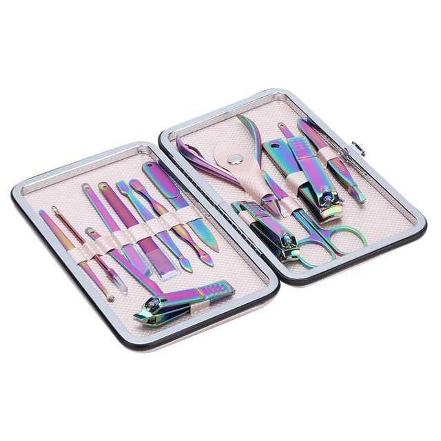 Wear Resistant With Splash-proof Design Nail Clippers Manicure Kit, Pedicure Tool Set, For Manicure, Pedicure Cracked, Dry, Dead, Hard Skin & Calluses Skin ANGGREK Manicure Clipper Set