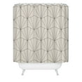 thumbnail image 2 of Society6 Colour Poems Gisela Geometric Line Pattern I Shower Curtain 71" x 74", 2 of 3