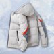 thumbnail image 3 of Abrigos acolchados con cremallera y capucha para hombre, parkas acolchadas con empalme, chaqueta de plumón para hombre, ropa exterior de invierno para jóvenes, reseñas coreanas, muchas 2024, 3 of 4