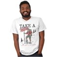 thumbnail image 5 of Bigfoot Take A Hike Explore Outdoors Crew Neck Short Sleeve Graphic Tee Brisco Brands S, 5 of 6