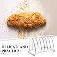 thumbnail image 2 of KAKOWELY bread rack Metal Handle Toast Holder Desktop Toast Rack Daily Use Toast Bread Rack5.51"X4.72"X2.6", 2 of 5