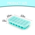 thumbnail image 2 of 2025 Clearance! NEGJ Silicone Freezer wth Lids Easy Meal Prep Containers and Kitchen Storage Solutions Silicone for Food Soup Smoothie Storage and More Silicone Ice Cube, 2 of 9