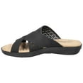 thumbnail image 3 of Easy Street Coho Women's Comfort Wave Slide Sandals Color: Tan Size: 8.5 WIDE, 3 of 5