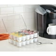 thumbnail image 6 of iDesign, Linus Coffee Pod Stackable 2-Tier Box with Lid, Clear, 6 of 9