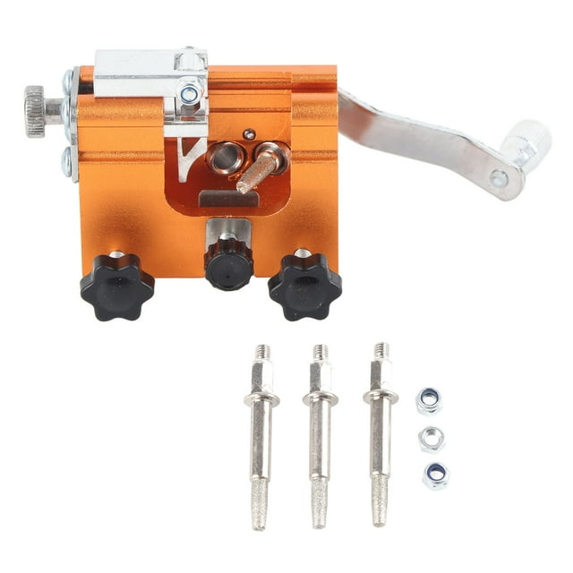 Oubit Hand Chain Sharpener,Chainsaw Sharpener Alloy Accurate Chain Sharpener Portable Chainsaw Sharpener Effortless Installation