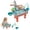 C, variant on ZMKIAG Kids Fishing Table Toys , Funny Fishing Table Toys with Automatic Climbing Stairs Penguins, Durable Thick Plastic Kids Water Sensory Activity Tables for Outside Beach Backyard