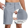 thumbnail image 6 of FEN AI Men Gray Work Shorts Quick Drying Cargo Shorts Loose Fit Summer Casual Wear, 6 of 9