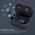thumbnail image 2 of Audífonos inalámbricos verdaderos, actualización 5.1 Emparejamiento automático Auriculares intrauditivos estéreo de alta fidelidad con micrófono incorporado y estuche de carga para correr deportes Negro ACTIVE  Biensenido a ACTIVE, 2 of 5