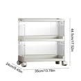 thumbnail image 7 of YOTQUSKI 3 Tier Rolling Storage Cart, Utility Cart on Wheels, Bathroom Cart, Rolling Kitchen cart, Rolling Cart Organizer for Office, Living Room, Kitchen, Laundry, Daily Necessities, 7 of 7
