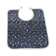thumbnail image 1 of Soidarity Babero de alimentación para ancianos, Protector de ropa de poliéster flexible reutilizable, productos transpirables, delantal de masajeadores punto azul marino, 1 of 6