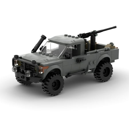 Technical Car Back to The Future SWAT Truck MOC Supercar Model Building Block Bricks Toys for Children Christmas Boy Gifts