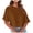 Brown, variant on Staron Summer T-Shirts for Women Casual Round Neck Short Sleeve Solid Color Basic Blouse Pullover Top, White XXL