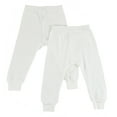 thumbnail image 1 of Blanco Pantalones Largos - Pack De 2 - Recién Nacido Bambini CS_0535NB, 1 of 1